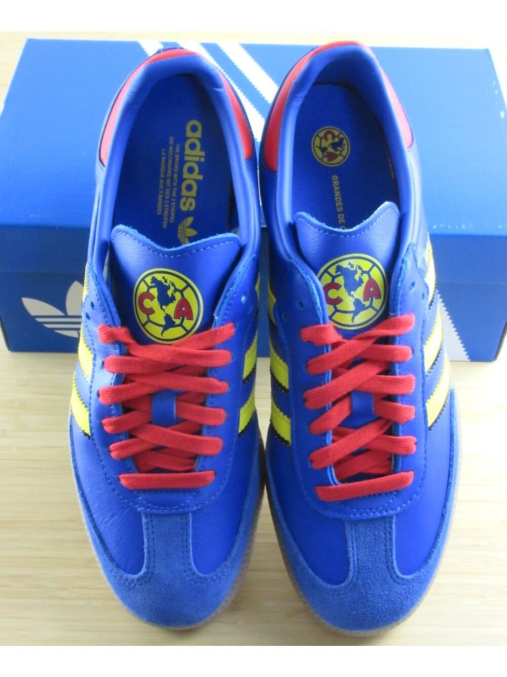 Adidas Men's Samba Licensed Club América Soccer Shoes Blue Sizes NIB KJ3531 - Picture 10 of 11